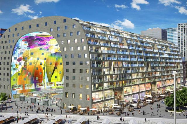 Фото: JanvanHelleman / Flickr.com / CC BY-SA 2.0 Крытый рынок Markthal